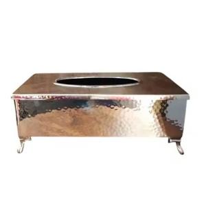 Boîte à mouchoirs en métal de luxe avec logo personnalisé porte-serviettes étui en métal avec fonction étanche pour la décoration de table arrivage à chaud - Product Image 2