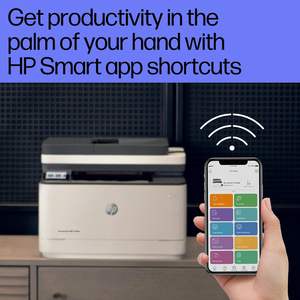 Imprimante multifonction HP LaserJet 3104fdw, impression recto verso, copie, numérisation, réinitialisation automatique, Wi-Fi double bande, 22 ppm, origine - Product Image 2