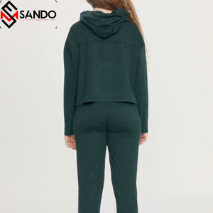 XL Casual Sports Jogger Set para hombres mujeres algodón terciopelo Sudadera con capucha Top impreso estilo liso Logo SweatSuit de talla grande invierno Maternidad - Product Image 1