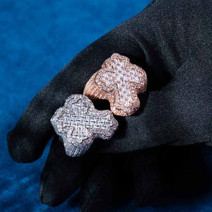 14K 18K oro sólido eternidad boda anillo Igi certificado Cvd HPHT laboratorio crecido creado anillo de diamante para mujer hombre - Product Image 1