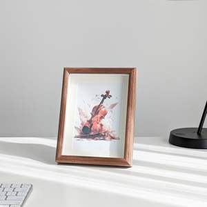 Modern wooden <b>photo</b> <b>frame</b> for minimalist living room decor wall mounted display premium quality wood craftsmanship - Product Image 5