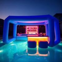 Tente de jardin, bar flottant gonflable en PVC pour fête sur la plage, pour adultes - Utilisation commerciale, capacité supérieure à 500 kg