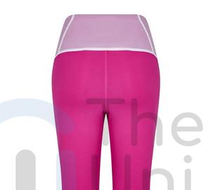 Mallas de Yoga de alta calidad para mujer, pantalones de gimnasio con cintura elástica transpirable con estampado personalizado, nuevo diseño al por mayor - Product Image 4