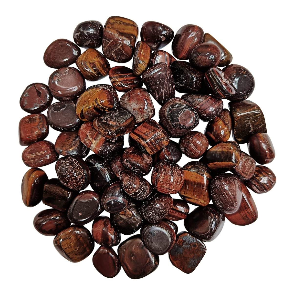 สีน้ำตาลแดงกับแถบ chatoyant