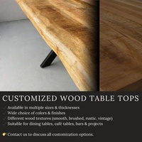 Plateaux de table ronds pliables en bois massif, couleur personnalisée, écologiques, durables, résistants à l'eau, modernes pour la salle à manger et le salon
