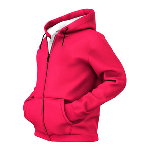 Premium Custom Zip up Full Face Hoodie Impresión Basics Algodón Mezclado Sublimación Hoodie Street Style Full Zip up Sudaderas con capucha para hombres - Product Image 2