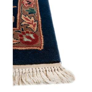 Tapis en laine noués à la main Aalam Blue Pae-5217 9x12, tapis rectangulaires floraux en patchwork pour la maison, pour adolescents, modèle US-Jaipur-Rugs - Product Image 4