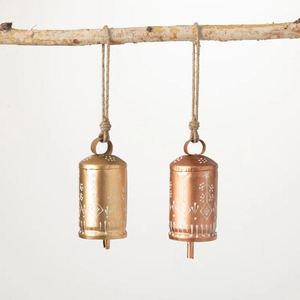 Ornement de cloche de noël en métal multicolore moderne de luxe pour arbre de noël, décoration murale de maison, noël, nouvel an, fabriqué en inde - Product Image 6