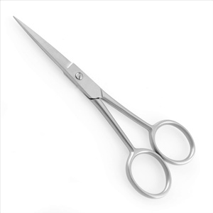 Kounain กรรไกรตัดเล็บสแตนเลสสตีลทำด้วยมือสำหรับ4.0ทำเล็บมือ "4.5" สำหรับเล็มขนบนใบหน้าแต่งคิ้วหนวด - Product Image 2