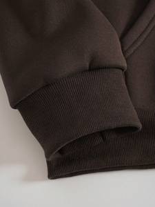 เสื้อฮู้ดขนแกะสำหรับผู้ชายผ้าคอตตอน100% น้ำหนักมากแบบทันสมัย - Product Image 2