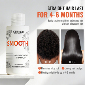 Traitement lissant à la kératine brésilienne professionnelle sans formaldéhyde pour la réparation et le lissage des cheveux - Product Image 3