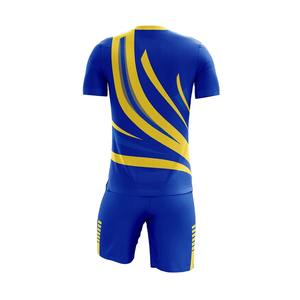 Maillot de football pour hommes avec logo au nom de l'équipe Service personnalisé OEM pour hommes femmes jeunes enfants-Coupe automatisée Uniformes d'équipe uniques - Product Image 3