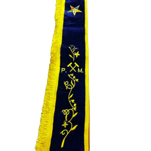 Masonic Regalia Knights Templar Great Priory Sash Fajas bordadas personalizadas Oem y Od Ronpex - Product Image 2