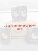 Jeu de cartes à collectionner Anime Romance Dawn OP-01, boîte de boosters de 24 paquets, cartes à collectionner en feuille d'aluminium pour les amateurs et les cadeaux