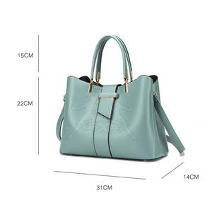 Último diseño de cuero hecho a la moda bolsos de cuero personalizados precio bajo bolso de cuero de moda - Product Image 2