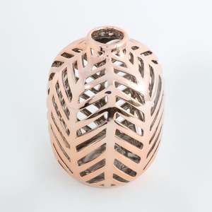 Florero de metal hecho a mano étnico florero moderno para decoraciones caseras - Product Image 2