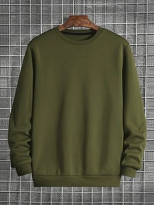Sudadera con Capucha para Hombre, 100% Algodón, Forro Polar, Bordada, Invierno, con Patrón Sólido, Cuello con Capucha Personalizado con Estampado - Product Image 4