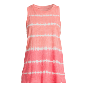 Camiseta sin mangas de punto informal a rayas de diseño personalizado OEM para mujer, ropa cómoda de verano para gimnasio, camiseta de verano transpirable de talla grande - Product Image 1