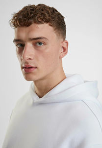 Sudadera con capucha de gran tamaño blanca de algodón de alta calidad, forro polar grueso, hombro caído, liso, en blanco, sudaderas con capucha personalizadas para hombres, fabricante - Product Image 5