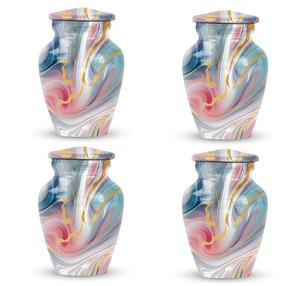 Urnas de cremación de metal de alta calidad, accesorios funerarios, urnas de latón para cenizas, uso al mejor precio de la India. - Product Image 2