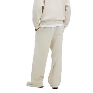 Custom Men Tracksuit 100% Cotton Heavyweight Oversized Jogging Sweat Suit Fleece Oversized Men Sweatpants and Hoodie <b>Set</b> for men - Product Image 4