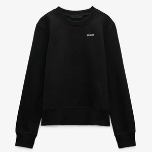 Sudaderas de lana de alta calidad para mujer, camisas de manga larga con cuello redondo, sudaderas informales de gran tamaño, tarifa barata al por mayor - Product Image 1