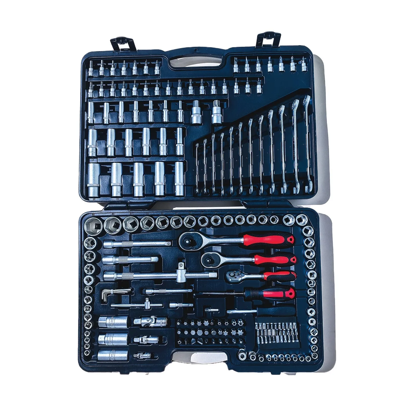 Auto Repair 216 Pcs Set  Multi Specification Ratchet Wrench  Hardware Repair Tool Set  Machine Repair Tool Set