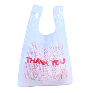 Vente en gros de sacs de t-shirts en plastique vert biodégradable OXO écologiques sacs HDPE/LDPE à gousset latéral pour supermarché - Product Image 3