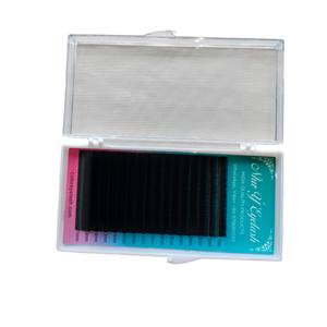 Extensions de cils individuels noir mat 0.15mm Application facile Volume de soie Plateaux à cils en cachemire 30mm Premade LD - Product Image 6