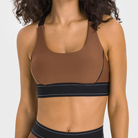 Set Yoga Kustom Grosir untuk Wanita, Pakaian Olahraga Luar Ruangan, Pakaian Fitness Ringan untuk Remaja Putri, Bahan Bernapas Ramah Lingkungan dengan Cetakan
