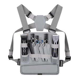 Funda de Barbero con Correa para el Hombro Bolsa Organizadora de Herramientas de Peluquería Soporte de Equipo Profesional para Estilista - Product Image 1