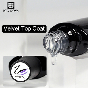 ICE NOVA UV Gel Wipe Velvet Base Coat Mate Resina No Tóxica Fácil <span class=keywords><strong>de</strong></span> Remojar Larga Duración 3-4 Semanas Ecológico Rápido - Product Image 5