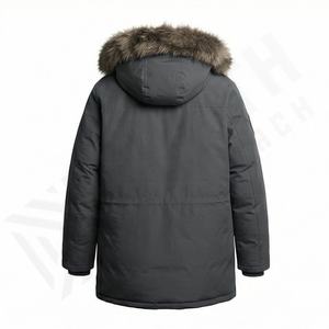 Nouvelle veste parka classique à capuche pour homme confortable 2025, parka personnalisable de qualité supérieure - Product Image 2