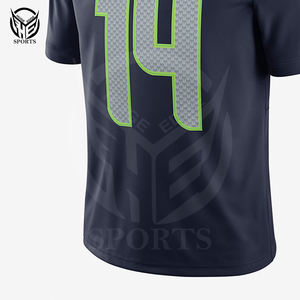 เสื้อเจอร์ซีย์ใส่เล่นกีฬาเสื้ออเมริกันฟุตบอลออกแบบชื่อได้ตามต้องการ - Product Image 3