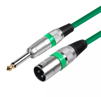 Câble de microphone XLR à angle droit en cuivre nu blindé, combinaison mâle-femelle, longueur personnalisée, isolation PE