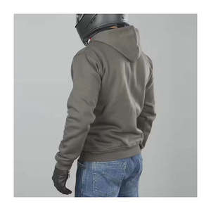 <b>For</b> Kevlar Lined Fleece Riding <b>Hoodie</b> Motorcycle Protective <b>Hoodie</b> with Removable Armors Biker Safety Gear OEM Wholesale - Product Image 2