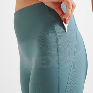 Vente en gros de vêtements de fitness Leggings à fesses froissés en vrac pour femmes Leggings de yoga taille élastique à quantité minimale de commande bas fabriqués au Pakistan - Product Image 5