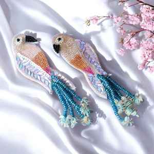 ¡Novedad de 2025! Pendientes multicolores con diseño de pájaros para mujer, cuentas de semillas hechas a mano, pendientes de cuentas preciosas - Product Image 4