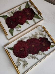 MAIS ÉLÉGANT PLATEAU DE SERVICE ÉPOXY EN RÉSINE PERSONNALISABLE Conception Rectangle pour la maison Restaurant Hôtel Plateau en résine - Product Image 6