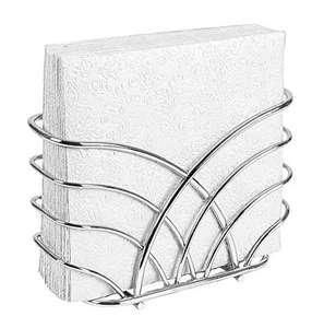 Porte-serviettes en métal plaqué nickel noir pour la maison Table à manger décorations de bureau porte-serviettes faits à la main - Product Image 4