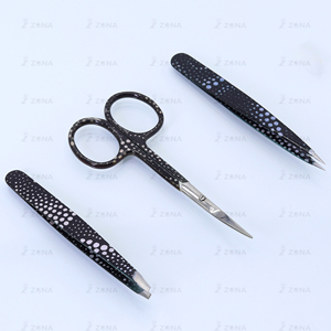 แหนบต่อขนตาแบบสแตนเลสแหนบคิ้วพิมพ์แบรนด์แบบกำหนดเอง - Product Image 2