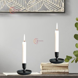 Bougeoir en métal de style unique attrayant pour la décoration de la maison de dessus de table Bougeoir en métal sur mesure Pot de bougie unique - Product Image 5