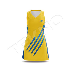 Uniforme de robe de netball pour femmes anti-odeur évacuant l'humidité en vrac personnalisé - Product Image 1