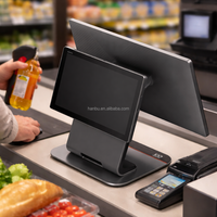 Appareil de point de vente Sunmi D3 populaire 4 Go + 64 Go Lecteur NFC Paiement Double écran Caisse enregistreuse Système de point de vente avec logiciel
