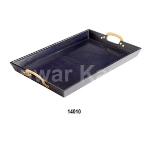 Plateau de service en métal à 2 pneus en forme d'arbre - Product Image 5