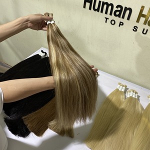 Extensions de cheveux naturels lisses, de couleur Piano, livraison rapide, pouces, en cheveux humains vierges crus, haute qualité, prix en gros - Product Image 2
