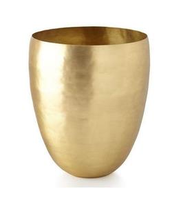 Poterie émaillée d'extérieur-jardinières d'extérieur en métal doré-ensemble de 3 pots de fleurs-jardinière de jardin - Product Image 2