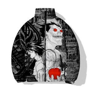 Nouvelle veste d'hiver pour hommes sublimation 3D personnalisée OEM vente en gros veste à glissière pour hommes fabricant de veste bouffante tendance - Product Image 2