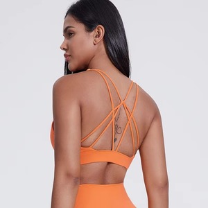 2025 listo para enviar pantalones cortos de gimnasio y Sujetador deportivo conjunto de mujer ropa de correr transpirable sostenible Sujetador deportivo de Fitness al aire libre - Product Image 2