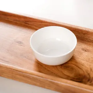 Bandeja para servir de madera de acacia con guacamole, cuencos para salsa, plato para aperitivos, fiestas, chip de madera hecho a mano y servidor Dip Rectangular - Product Image 5